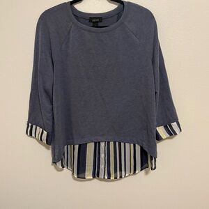 ALYX Blue Striped Women's Top